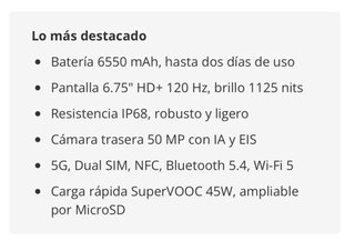 Móvil Oppo A6x 5G Nuevo Sin Abrir