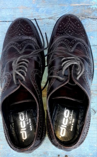 Scarpe stringate uomo marroni