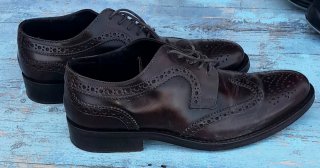 Scarpe stringate uomo marroni