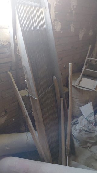 Criba antigua de madera