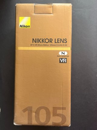 Objetivo Nikon AF-S Micro Nikkor 105mm f/2.8G ED V