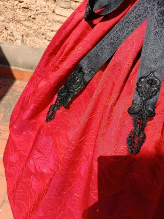Falda Castellonera roja