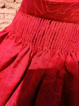 Falda Castellonera roja