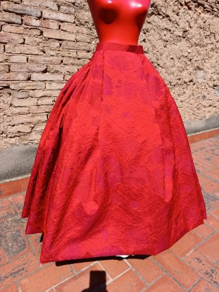 Falda Castellonera roja