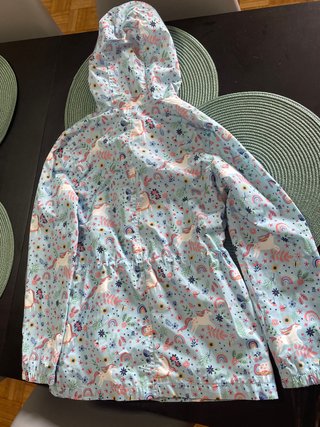 Chubasquero infantil unicornios
