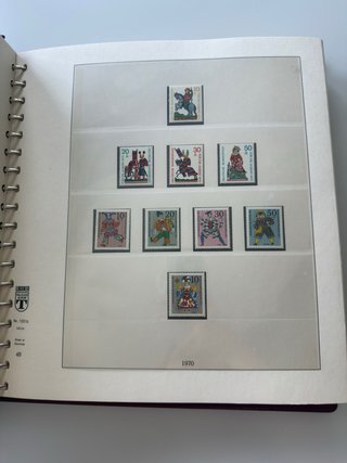 Álbum de sellos Alemania (1970-1981)