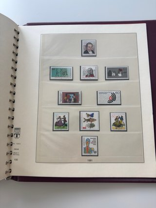Álbum de sellos Alemania (1970-1981)