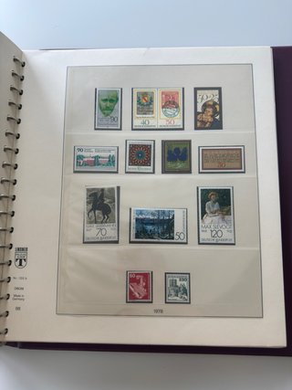 Álbum de sellos Alemania (1970-1981)