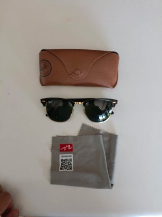 Gafas de sol Ray-Ban Clubmaster Negro/Dorado