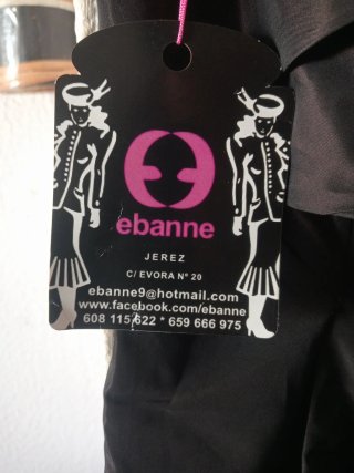 Vestido negro fiesta talla M