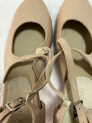Zapatos baile Ball Pilmar Piel Beige nuevos 38