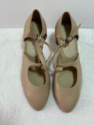 Zapatos baile Ball Pilmar Piel Beige nuevos 38