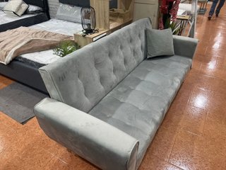 Sofá Cama Niki 210x74cm Gris y Dorado