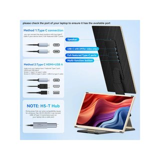 Siaviala S6 monitor portátil ultrafino 15,6"