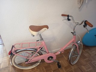 Bicicleta Plegable Capri Rosa