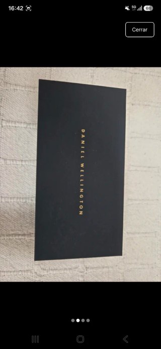 Caja Original Daniel Wellington Negra y Dorada