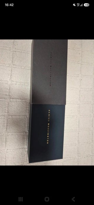 Caja Original Daniel Wellington Negra y Dorada