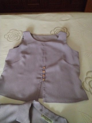 Conjunto Merletti 3 Piezas Morado