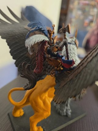 Karl Franz su Deathclaw Warhammer Fantasy