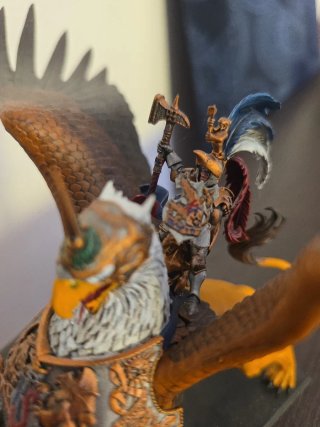 Karl Franz su Deathclaw Warhammer Fantasy