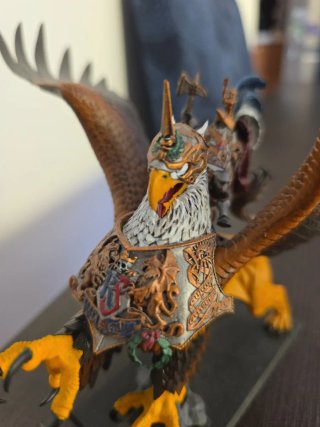 Karl Franz su Deathclaw Warhammer Fantasy