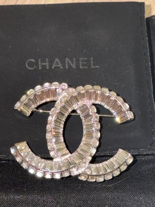 Broche Chanel CC Cristal Original