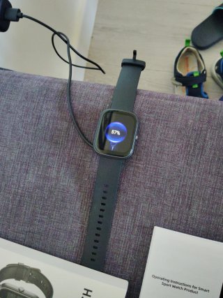 Smartwatch UAUE T60 Negro/Rosa