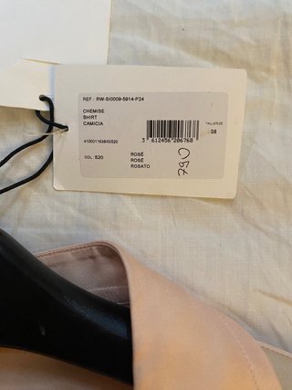 Camicia Lanvin Seta Rosa con Stampa