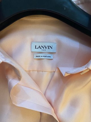 Camicia Lanvin Seta Rosa con Stampa