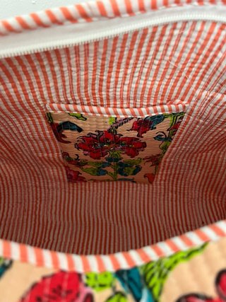 Bolso de playa estampado floral