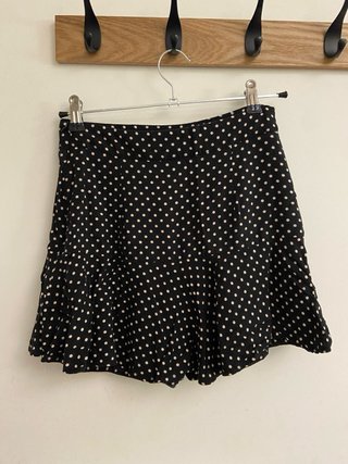 Falda mini lunares talla S