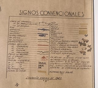 Mapa económico La Rioja 1943