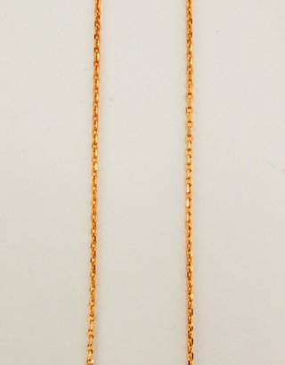 Cadena Forzada de oro de 18k, 3.02 g, 46 cm.