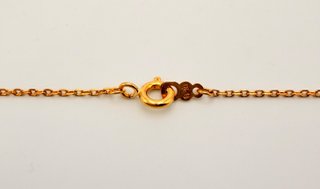 Cadena Forzada de oro de 18k, 3.02 g, 46 cm.