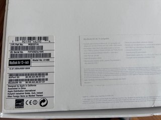 MacBook Air 2017 Plata