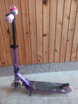Patinete Oxelo MID 5 Plegable Morado
