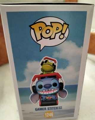 Funko Pop! Gamer Stitch con Rana 1246