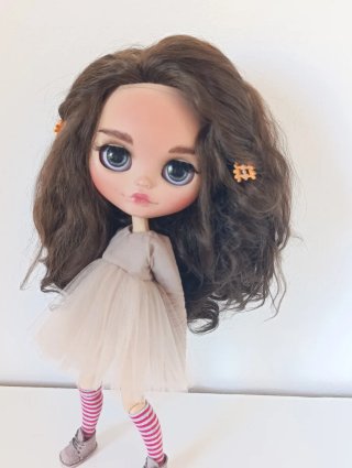 Blythe Ooak capelli mohair reroot