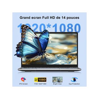 NOTODD 128GB Argento portatile 14" RAM SSD