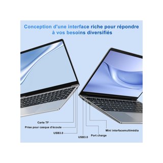 NOTODD 128GB Argento portatile 14" RAM SSD