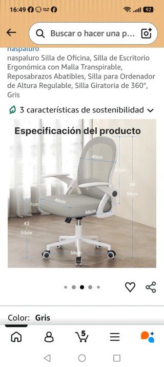 Silla de oficina HBA.