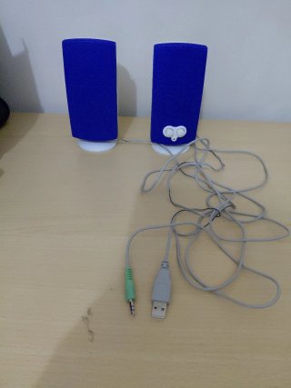 Altavoces PC Azules