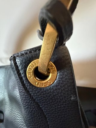 Borsa Liu Jo nera con catena dorata
