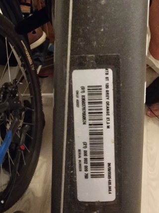 Bicicleta Rockrider gris