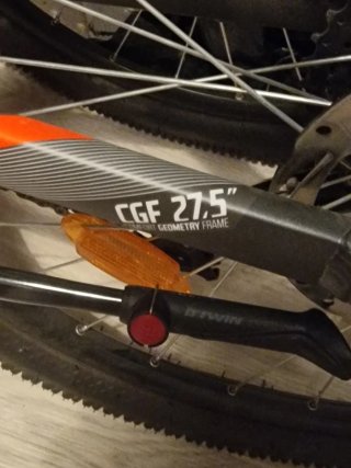 Bicicleta Rockrider gris