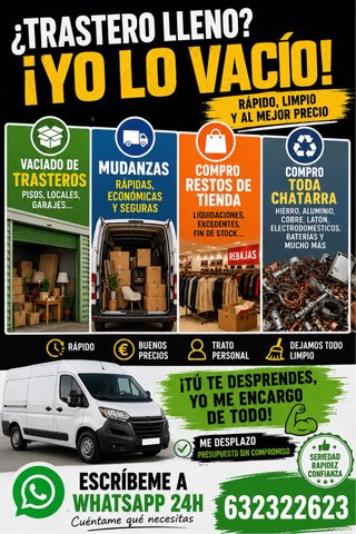 Estas de mudanza? O de obra?