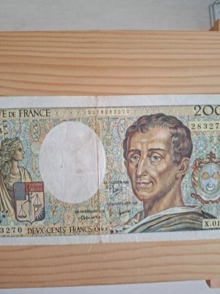Billete 200 Francos Franceses 1989
