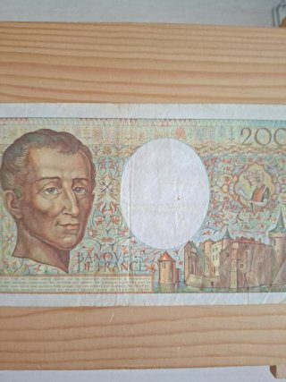 Billete 200 Francos Franceses 1989