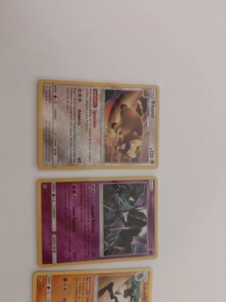 Lote 3 Cartas Pokémon: Bibarel, Necrozma, Lucario
