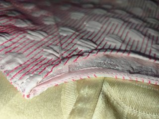 Abito corto PINKO rosa e argento - Taglia 42